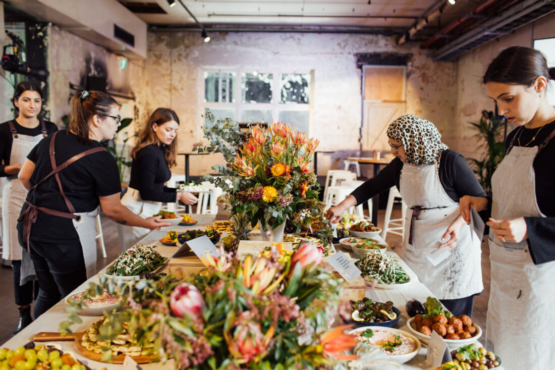 Free to Feed buffet table